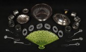 Lot of silver plate & glass, c/o