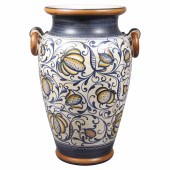 Large Italian pottery floor vase,