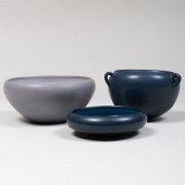 THREE MARBLEHEAD POTTERY VESSELSComprising:

A