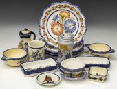 (15) GROUP ASSORTED QUIMPER POTTERY