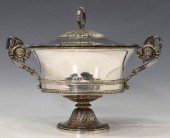 ENGLISH STERLING SILVER TUREEN,