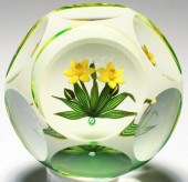 A 1993 JOHNE PARSLEY FACETED PAPERWEIGHT