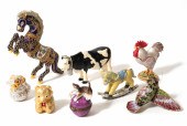 SMALL ANIMAL TRINKETS INCL. PERRY