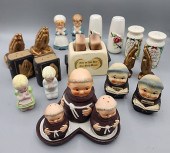 Vintage Salt and Pepper Shakers-Religious.