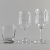 GROUP OF BACCARAT COLORLESS GLASS