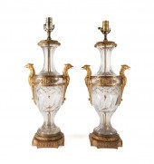 PAIR EMPIRE STYLE BRONZE MOUNTED