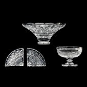 TWO WATERFORD CRYSTAL BOWLS AND