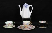 3 SHELLEY CHINTZ CUPS & SAUCERS,