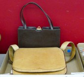 Box Vintage Gucci Leather Handbag
