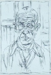 Alberto Giacometti Portrait Art