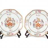 A Pair of Chinese Export Armorial