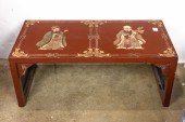 CHINESE COROMANDEL STYLE LACQUERED