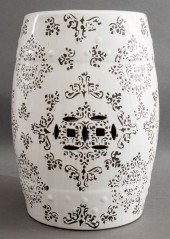 CHINESE WHITE GLAZED RETICULATED