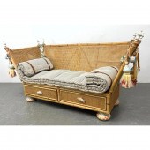 MacKENZIE CHILDS Caned Day Bed,