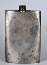 antique pewter flask