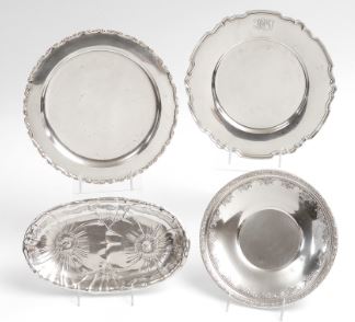 Antique Sterling Silver Trays
