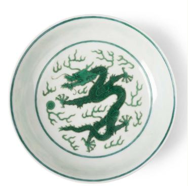 Collectible Dragon Ware Plate