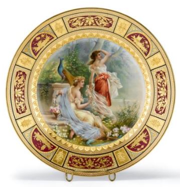 Collectible Porcelain Cabinet Plate