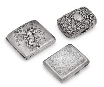 Collectible Silver Cigarette Cases