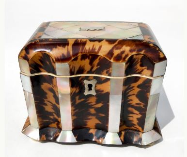 Mother-of-Pearl Single Compartment Tea-Caddy