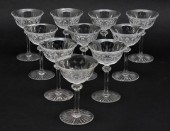 SET OF 10 FRENCH SAINT-LOUIS TOMMY GLASSESSet