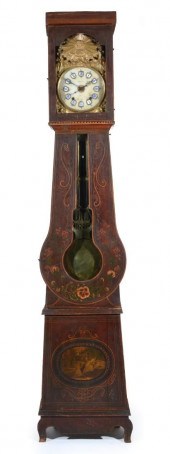 FRENCH MOBIER TALL CASE CLOCK, 19TH