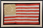 BETSY ROSS STYLE FLAG WITH 13 STARSBetsy