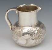 WHITING STERLING SILVER WATER PITCHER,