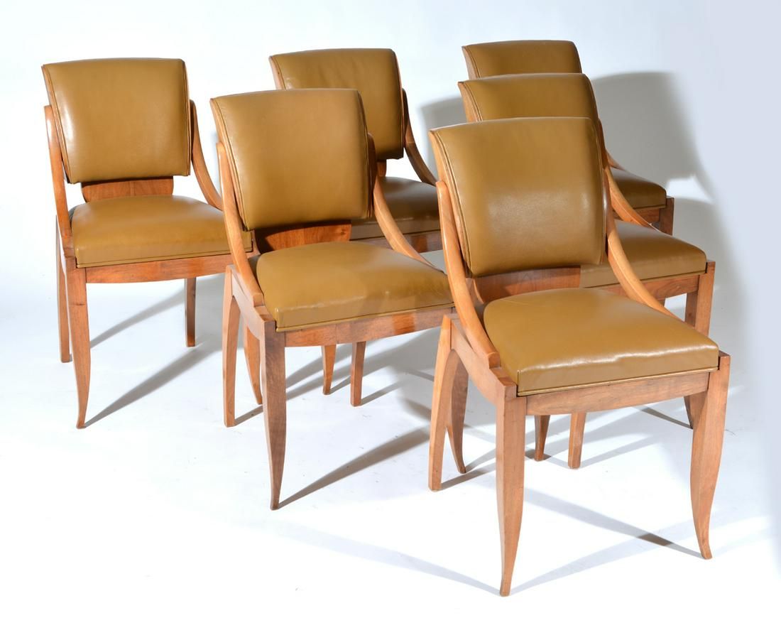 SET OF 6 MODERN SIDE CHAIRS, C.