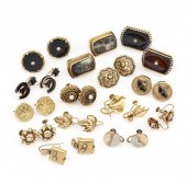 LOT OF VICTORIAN EARRINGS INCLUDING