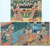 UTAGAWA KUNIYOSHI , WOODBLOCKS,  DIPTYCH