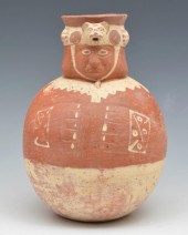 CHANCAY PRE-COLOMBIAN PAINTED FIGURAL