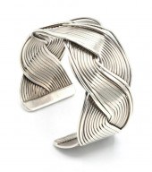 MEXICAN STERLING SILVER CUFF BRACELETMexican