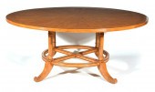 BAUSMAN & CO. 72 ROUND DINING TABLE