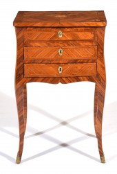19TH CENTURY FRENCH LIFT TOP VANITY19th