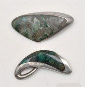 2 ENRIQUE LEDESMA MOSS AGATE AND STERLING