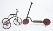 VELO KING SCOOTER & 1920S TRICYCLEVelo