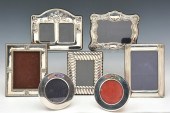 7 SILVER PICTURE FRAMES INCLUDING GUCCI7