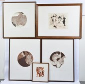 FIVE GUILLAUME AZOULAY ETCHINGS``Five