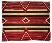 NAVAJO SECOND PHASE CHIEFS BLANKET,