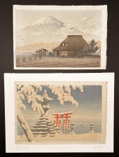 KAWASE HASUI (1883-1957), 2 JAPANESE