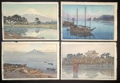 HIROSHI YOSHIDA (1876 - 1950), 4 JAPANESE