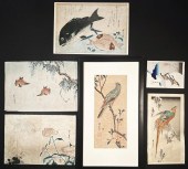 BIRDS & FLOWERS JAPANESE WOODBLOCK PRINTS,
