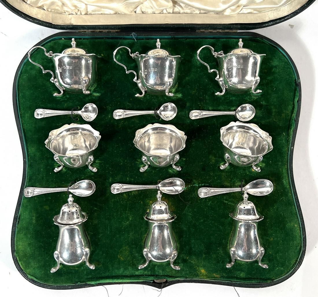 ENGLISH STERLING SILVER CONDIMENT