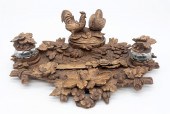 19TH C. BLACK FOREST FINELY CARVED WOOD