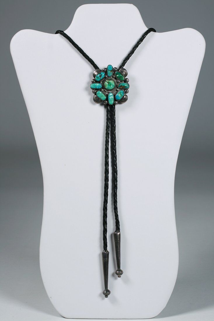 OLD PAWN ZUNI STERLING TURQUOISE 3d24c2