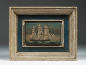 CLIPPER SHIP HOUQUA 1844 - EARLY AMERICAN