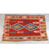 EARLY 20TH C. KILIM BERBER RUGEarly