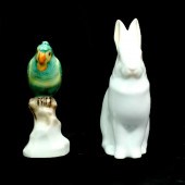 TWO HEREND PORCELAIN FIGURINESLot of