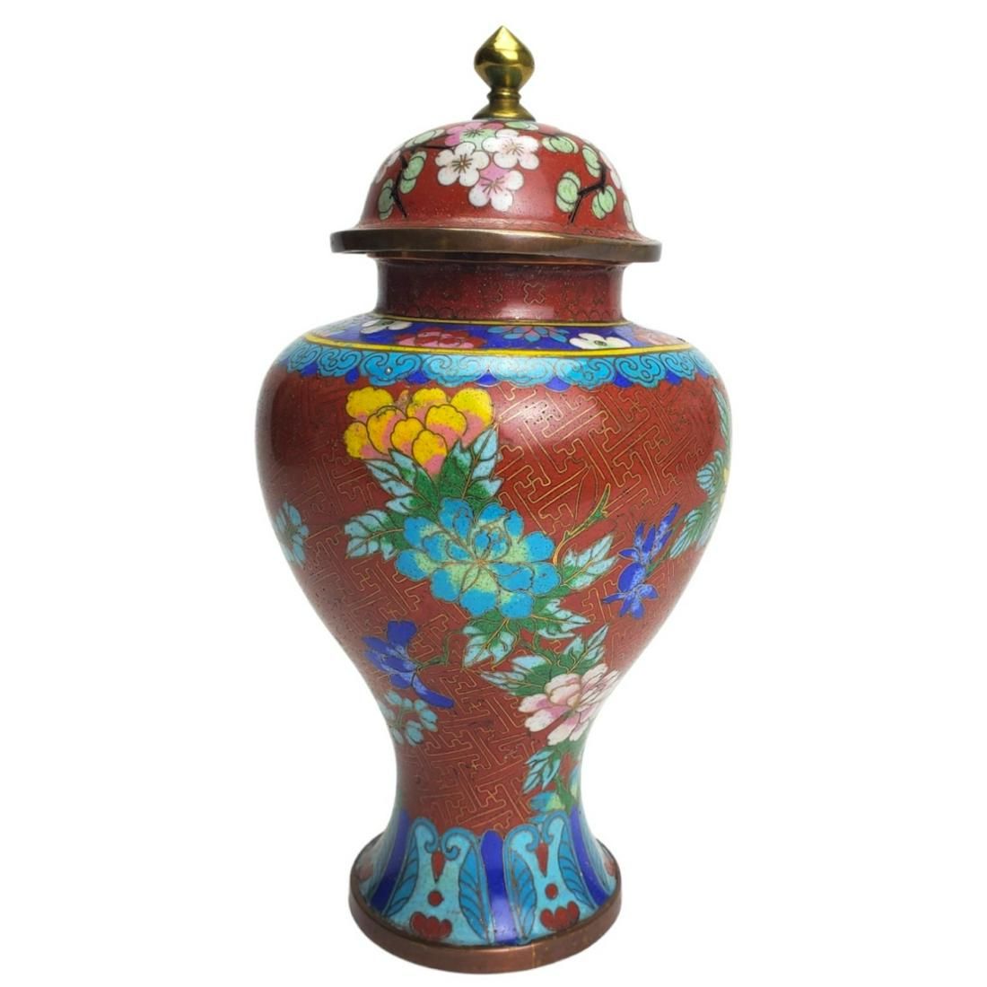 CHINESE CLOISONNE ENAMEL COVERED 3d2a57